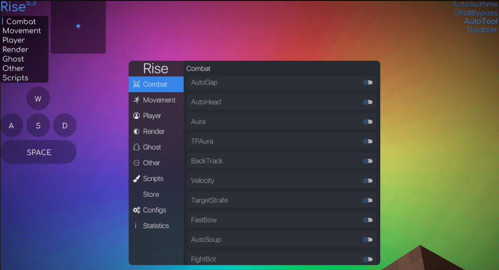 Rise 6 Hacked Client